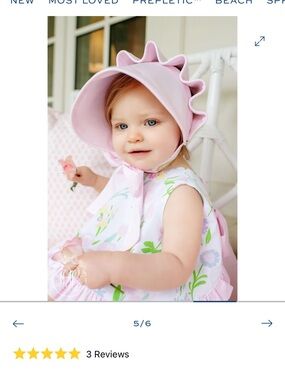 Beaufort bonnet seersucker hat